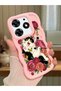 Tecno Spark 10 Pro Compatible Case Camera Protective Pink Silicone Dear Couple Phone Case Cat Case