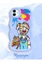 Samsung Galaxy M13 Compatible Case Camera Protector Blue Silicone Lover Couple Phone Case Cartoon Pattern - 2