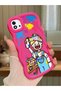Realme C20 Compatible Case Camera Protector Red Silicone Couple Phone Case Cartoon Pattern