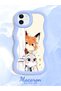 iPhone 11 Compatible Case Camera Protector Blue Silicone Lover Couple Phone Case Cartoon Pattern - 2