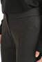 Ironed Trousers with Ribbed Cuffs - Black - 3