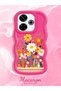 Redmi 13X Compatible Case Camera Protector Red Silicone Lover Couple Phone Case Floral Case - 2