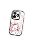 Infinix Smart 8 Compatible Case Camera Protective Black Cartoon Patterned Silicone Beloved Couple Phone Case - 3