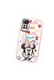Redmi Note 11 Pro Compatible Case Camera Protector Pink Minnie Patterned Silicone Lover Couple Phone Case - 3