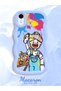 iPhone Xr Compatible Case Camera Protector Blue Silicone Lover Couple Phone Case Cartoon Pattern - 2