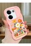 Case for Tecno Camon 20 Pro 4g Compatible Case Camera Protection Pink Silicone Lover Couple Phone Case Floral Case
