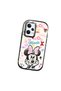 Redmi Note 12 Pro 5g Compatible Case Camera Protective Black Minnie Patterned Silicone Lover Couple Phone Case - 3