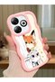 Infinix Smart 8 Compatible Case Camera Protective Pink Silicone Lover Couple Phone Case Cartoon Pattern