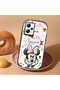Poco X5 5g Compatible Case Camera Protector Black Minnie Patterned Silicone Lover Couple Phone Case - 2