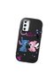 Samsung Galaxy S20 Fe Compatible Case Camera Protector Black Stitch Patterned Silicone Lover Couple Phone Case - 3