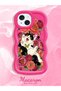 iPhone 14 Compatible Case Camera Protector Red Silicone Lover Couple Phone Case Cover with Cat - 2