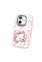 Oppo A5 Pro 5g Compatible Case Camera Protective Pink Cardoon Patterned Silicone Lover Couple Phone Case - 3