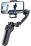 3-Axis Gimbal Stabilizer, SF21 Face Tracking With Camera Powerful Battery Built-in Extra Fill Light - Black - 6