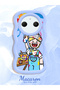 Redmi A3 Pro Compatible Case Camera Protector Blue Silicone Lover Couple Phone Case Cartoon Pattern - 2