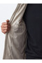 Vizyon New Season Beige Slim Fit Stand Collar Men's Puffer Vest - 3