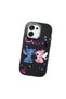 Oppo A6 Pro Compatible Case Camera Protective Black Stitch Patterned Silicone Beloved Couple Phone Case - 3