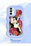 Samsung Galaxy M23 Compatible Case Camera Protector Blue Silicone Lover Couple Phone Case with Cat Case - 2