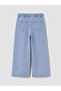 Wideleg hello kitty embroidered girl's jean pants - 4