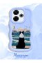 Redmi 13 Compatible Case Camera Protector Blue Silicone Lover Couple Phone Case Dog Pattern - 2