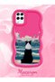 Samsung Galaxy A12 Compatible Case Camera Protector Red Silicone Couple Phone Case Dog Pattern - 2