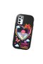 Oppo A55 4g Compatible Case Camera Protector Black Heart Patterned Silicone Lover Couple Phone Case - 3