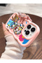 Poco M6 Pro 4g Compatible Case Camera Protector Pink Silicone Lover Couple Phone Case Cartoon Pattern - 5