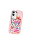 Vivo Y29 Compatible Case Camera Protector Pink Heart Patterned Silicone Lover Couple Phone Case - 3