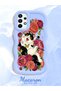 Samsung Galaxy A73 Compatible Case Camera Protector Blue Silicone Lover Couple Phone Case with Cat Case - 2