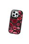 iPhone 16 Pro Max Compatible Case Camera Protective Black Kiss Pattern Silicone Lover Couple Phone Case - 3
