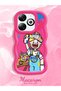 Infinix Smart 8 Pro Compatible Case Camera Protector Red Silicone Couple Phone Case Cartoon Pattern - 2