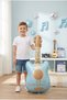 Retro Matte Blue Guitar Balloon Stand Set |   Transparent 7-Piece Stand + Retro Matte Blue Guitar Foil Balloon + 7 Latex Balloons - 4