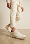 Libero H1047 White Genuine Leather Men's Shoes