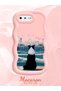 iPhone 7 Plus Compatible Case Camera Protector Pink Silicone Lover Couple Phone Case Dog Pattern - 2