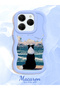 Tecno Spark 20 Pro Compatible Case Camera Protector Blue Silicone Lover Couple Phone Case Dog Pattern - 2