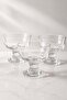 Footed Glass Ice Cream Bowl Set of 3 - 2