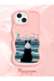 iPhone 14 Compatible Case Camera Protector Pink Silicone Lover Couple Phone Case Dog Pattern - 2