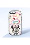 iPhone 8 Plus Compatible Case Camera Protector Black Minnie Patterned Silicone Lover Couple Phone Case