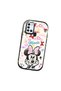 Samsung Galaxy A21S Compatible Case Camera Protective Black Minnie Patterned Silicone Lover Couple Phone Case - 3