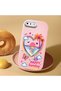 حافظة متوافقة مع هاتف iPhone 7 Plus، حافظة حماية للكاميرا، حافظة هاتف من السيليكون بنمط قلب وردي للزوجين - 2