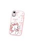 iPhone Xr Compatible Case Camera Protector Pink Cartoon Pattern Silicone Lover Couple Phone Case - 3