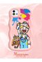 Realme C20 Compatible Case Camera Protector Pink Silicone Couple Phone Case Cartoon Pattern - 2