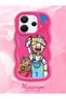 Case for Redmi Note 14 4g Compatible Case Camera Protective Red Silicone Lover Couple Phone Case Cartoon Pattern - 2