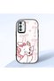 Samsung Galaxy M23 Compatible Case Camera Protective Black Cartoon Patterned Silicone Lover Couple Phone Case