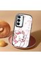 Realme C75 Compatible Case Camera Protective Black Cartoon Patterned Silicone Couple Phone Case - 2