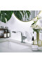 Bathroom Sink Faucet Chrome Color New Oval Model Waterfall 7 Years Warranty Imported - 2