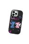 iPhone 13 Pro Compatible Case Camera Protector Black Stitch Pattern Silicone Lover Couple Phone Case - 3
