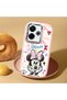 Poco M6 Compatible Case Camera Protector Pink Minnie Patterned Silicone Lover Couple Phone Case - 2