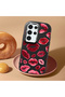 Samsung Galaxy S23 Ultra Compatible Case Camera Protector Black Kiss Patterned Silicone Lover Couple Phone Case - 2