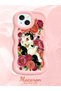 iPhone 13 Compatible Case Camera Protector Pink Silicone Lover Couple Phone Case Cover with Cat - 2