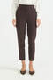 Carrot Viscose Trousers - Brown - 2